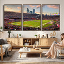 Chicago Bears Soldiers Field Wall Art Canvas Print – Framed