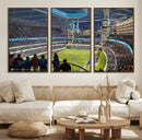 Chicago Dome Stadium Wall Art Canvas Print – Framed Modern