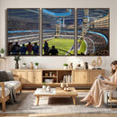 Chicago Dome Stadium Wall Art Canvas Print – Framed Modern