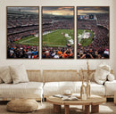 Chicago Bears Soldiers Field Wall Art Canvas Print – Framed by MyGreatCanvas | Canvas Wall Art Prints | Photo Prints & Wall Decor