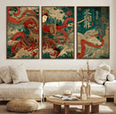 Tsukioka Yoshitoshi Samurai Wall Art – Japanese Katana by MyGreatCanvas | Canvas Wall Art Prints | Photo Prints & Wall Decor