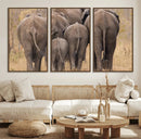 Wild Elephant Wall Art Canvas Print by MyGreatCanvas | Canvas Wall Art Prints | Photo Prints & Wall Decor