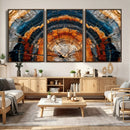Abstract Wood Grain Canvas Print, Tree Ring Pattern Wall by MyGreatCanvas | Canvas Wall Art Prints | Photo Prints & Wall Decor