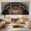 Abstract Wood Grain Canvas Print, Tree Ring Pattern Wall by MyGreatCanvas | Canvas Wall Art Prints | Photo Prints & Wall Decor