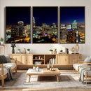 Atlanta Skyline Wall Art Canvas Print – Modern Cityscape by MyGreatCanvas | Canvas Wall Art Prints | Photo Prints & Wall Decor