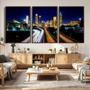 Atlanta Skyline Wall Art Canvas Print, Atlanta Downtown by MyGreatCanvas | Canvas Wall Art Prints | Photo Prints & Wall Decor