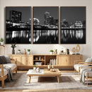 Austin Skyline Wall Art Canvas Print, Austin Downtown Night by MyGreatCanvas | Canvas Wall Art Prints | Photo Prints & Wall Decor