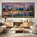 Baltimore Skyline Wall Art Canvas Print, Baltimore Downtown by MyGreatCanvas | Canvas Wall Art Prints | Photo Prints & Wall Decor