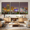 Baltimore Skyline Wall Art Canvas Print, Baltimore Downtown by MyGreatCanvas | Canvas Wall Art Prints | Photo Prints & Wall Decor