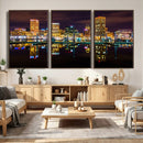 Baltimore Skyline Wall Art Canvas Print, Baltimore Downtown by MyGreatCanvas | Canvas Wall Art Prints | Photo Prints & Wall Decor