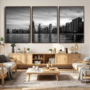 Chicago Wall Art Canvas Print, Chicago City Downtown Night by MyGreatCanvas | Canvas Wall Art Prints | Photo Prints & Wall Decor