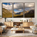 Yosemite Valley River Landscape Wall Art Canvas Print, by MyGreatCanvas | Canvas Wall Art Prints | Photo Prints & Wall Decor