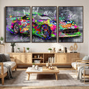 Graffiti Sports Car Street Art Wall Art Canvas Print, by MyGreatCanvas | Canvas Wall Art Prints | Photo Prints & Wall Decor
