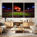 Auburn Stadium Wall Art Canvas Print, College Football Night by MyGreatCanvas | Canvas Wall Art Prints | Photo Prints & Wall Decor