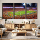 Clemson Football Stadium Wall Art Canvas Print, College by MyGreatCanvas | Canvas Wall Art Prints | Photo Prints & Wall Decor