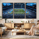 Detroit Lions Stadium Wall Art Canvas Print, Football Field