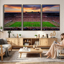 Oklahoma Sooners Stadium Wall Art Canvas Print, College