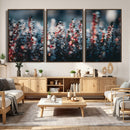 Winter Heather Wall Art Canvas Print, Frosted Floral Nature by MyGreatCanvas | Canvas Wall Art Prints | Photo Prints & Wall Decor