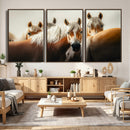 Wild Horse Herd Wall Art Canvas Print, Natural Horse by MyGreatCanvas | Canvas Wall Art Prints | Photo Prints & Wall Decor