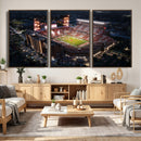 Oklahoma Memorial Stadium - Gaylord Memorial Stadium Wall by MyGreatCanvas | Canvas Wall Art Prints | Photo Prints & Wall Decor