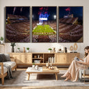 Oklahoma Memorial Stadium Wall Art Canvas Print – Oklahoma