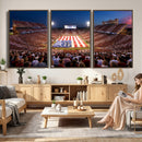 Oklahoma Memorial Stadium Wall Art Canvas Print – Oklahoma