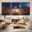 Oklahoma Memorial Stadium Wall Art Canvas Print – Oklahoma by MyGreatCanvas | Canvas Wall Art Prints | Photo Prints & Wall Decor