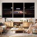 Oklahoma Memorial Stadium Wall Art Canvas Print – Oklahoma