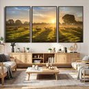 Sheep Wall Art Canvas Print – Rural Farm Animal Artwork by MyGreatCanvas | Canvas Wall Art Prints | Photo Prints & Wall Decor