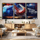 Red Wine Splash Abstract Wall Art Canvas Print, Modern Wine by MyGreatCanvas | Canvas Wall Art Prints | Photo Prints & Wall Decor