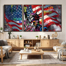 USA Statue of Liberty Graffiti Street Art Wall Art Canvas by MyGreatCanvas | Canvas Wall Art Prints | Photo Prints & Wall Decor