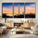 Washington DC Skyline Wall Art Canvas Print – Lincoln by MyGreatCanvas | Canvas Wall Art Prints | Photo Prints & Wall Decor