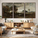 Adolf Dressler Landscape of the Oder River Wall Art Canvas by MyGreatCanvas | Canvas Wall Art Prints | Photo Prints & Wall Decor
