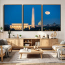 Washington DC Skyline Wall Art Canvas Print – Lincoln by MyGreatCanvas | Canvas Wall Art Prints | Photo Prints & Wall Decor