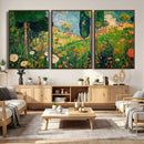 Gustav Klimt Boho Mountain Landscape Large Wall Art, by MyGreatCanvas | Canvas Wall Art Prints | Photo Prints & Wall Decor