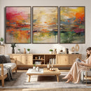 Colorful Abstract Canvas Wall Art — Large Textured Oil by MyGreatCanvas | Canvas Wall Art Prints | Photo Prints & Wall Decor