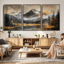 Mountain Lake Canvas Wall Art — Rustic Forest Landscape by MyGreatCanvas | Canvas Wall Art Prints | Photo Prints & Wall Decor