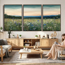 Wildflower Meadow Oil Painting Canvas — Daisy Lavender by MyGreatCanvas | Canvas Wall Art Prints | Photo Prints & Wall Decor
