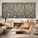 Flying Birds Canvas Wall Art, Vintage Bird Flock Pattern by MyGreatCanvas | Canvas Wall Art Prints | Photo Prints & Wall Decor