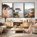 California Coast Canvas Wall Art Set, Big Sur McWay Falls by MyGreatCanvas | Canvas Wall Art Prints | Photo Prints & Wall Decor