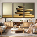 Zen Stone Wall Art Canvas Print, Balanced Rock Stack Framed by MyGreatCanvas | Canvas Wall Art Prints | Photo Prints & Wall Decor