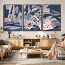 Playing Cards Canvas Wall Art | Casino Game Room Decor, by MyGreatCanvas | Canvas Wall Art Prints | Photo Prints & Wall Decor