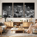 Charlotte Skyline Canvas Wall Art Print – North Carolina Cityscape Photography Print by MyGreatCanvas | Canvas Wall Art Prints | Photo Prints & Wall Decor