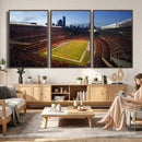 Chicago Bears Soldier Field Canvas Wall Art, NFL Stadium Panorama Print, Football Arena Photography for Sports Fans by MyGreatCanvas | Canvas Wall Art Prints | Photo Prints & Wall Decor