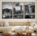 Black and White Atlanta Wall Art Canvas Print by MyGreatCanvas | Canvas Wall Art Prints | Photo Prints & Wall Decor
