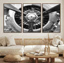Vintage Airplane Wall Art Canvas Print by MyGreatCanvas | Canvas Wall Art Prints | Photo Prints & Wall Decor