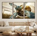 Vintage Airplane Canvas Print by MyGreatCanvas | Canvas Wall Art Prints | Photo Prints & Wall Decor