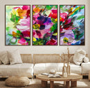 Oil Flower Abstract Canvas Print by MyGreatCanvas | Canvas Wall Art Prints | Photo Prints & Wall Decor