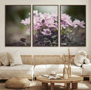 Pink Wild Flower Canvas Print by MyGreatCanvas | Canvas Wall Art Prints | Photo Prints & Wall Decor