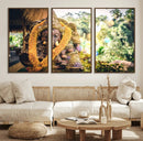 Hinduism Statue Wall Art Canvas Print